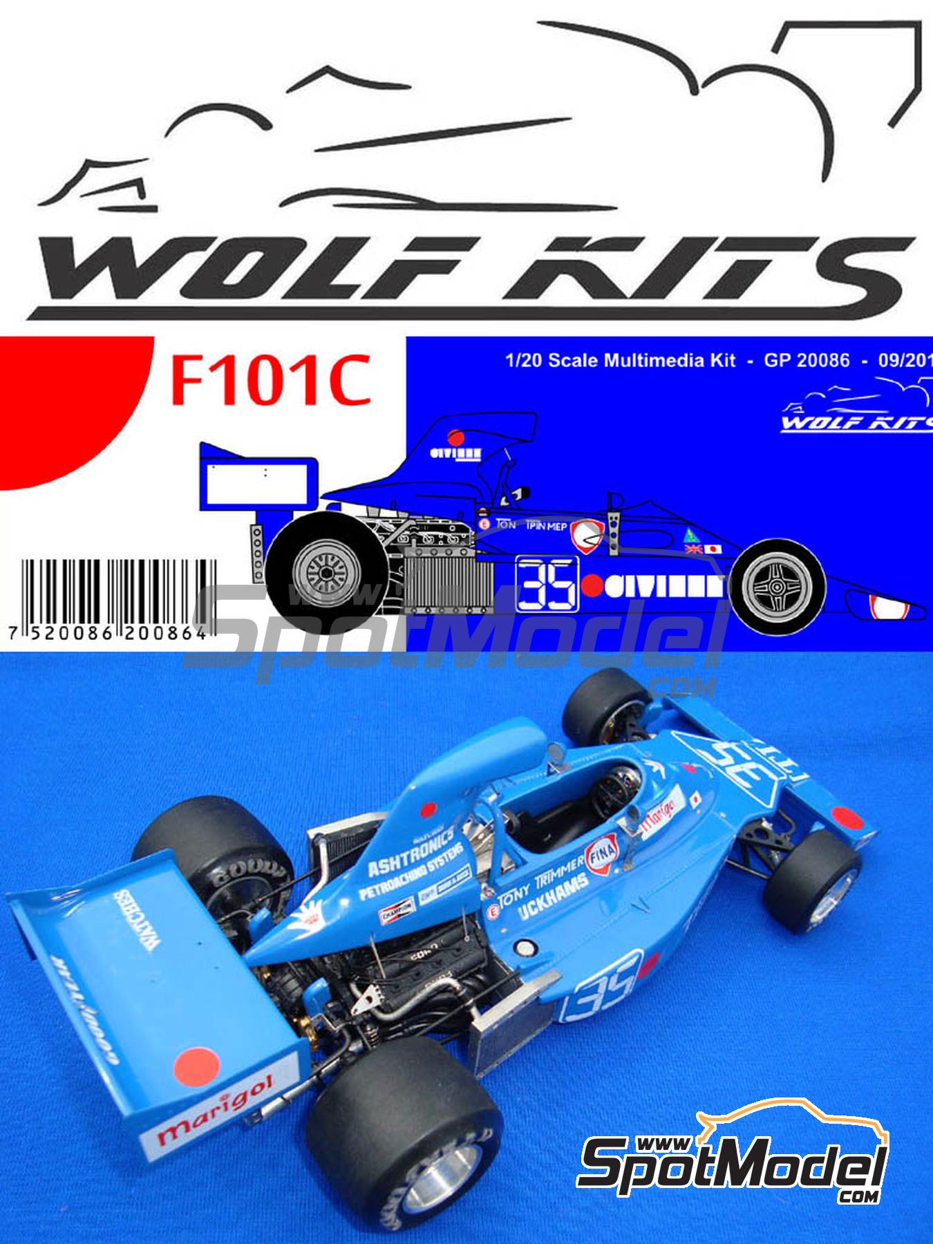 Wolf Kits GP20086: Car scale model kit 1/20 scale - Maki Ford